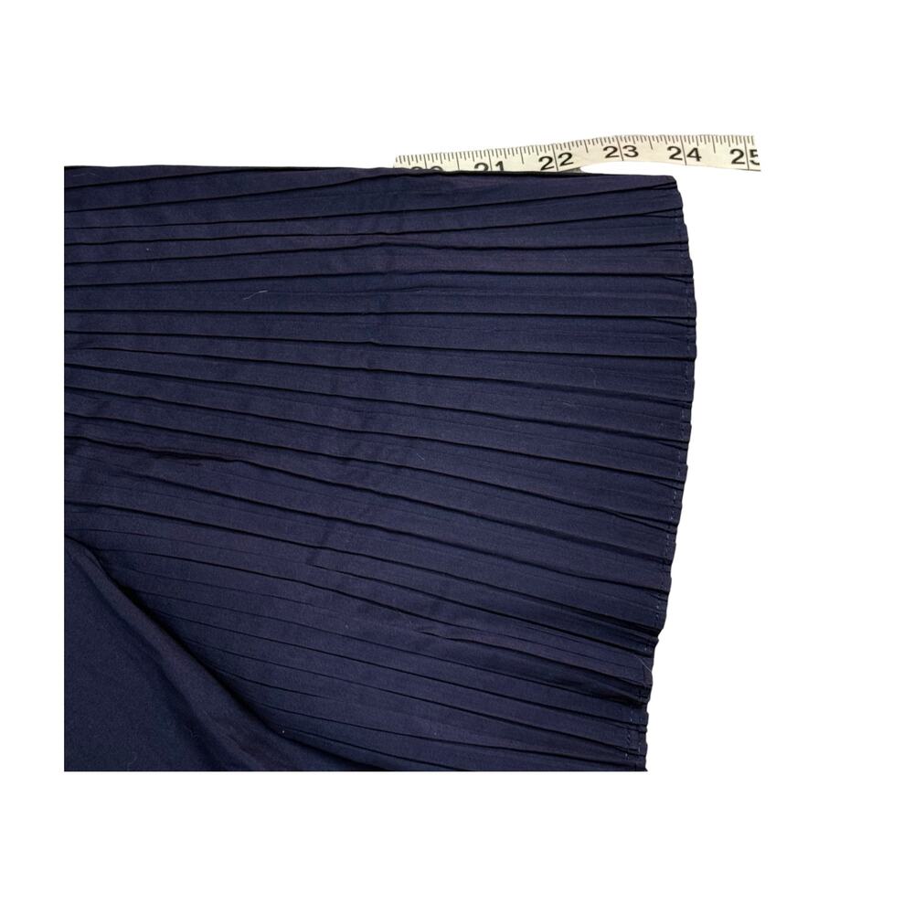Simply Vera Vera Wang Navy Pleated Sleeve Blouse XXL - Picture 8 of 8